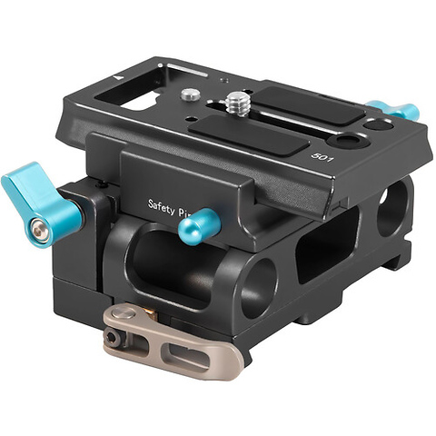 15mm ARRI-Standard Baseplate for BMPCC 4K/6K Cage (Raven Black) Image 2