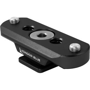 NATO Rail to Hot Shoe Adapter for Remote Trigger Top Handles (Raven Black)