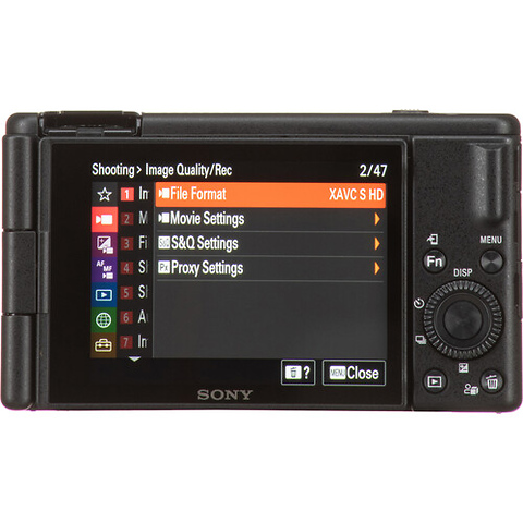 ZV-1F Vlogging Camera (Black) - Pre-Owned Image 2