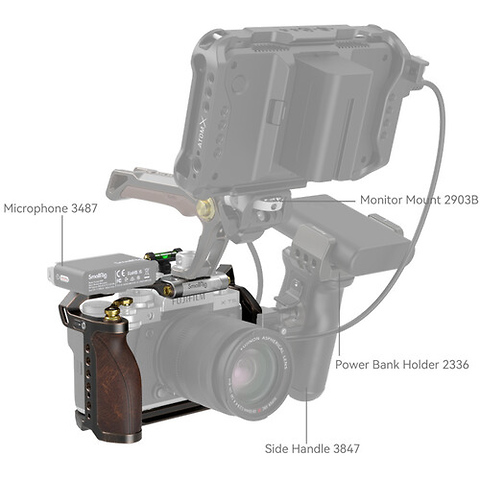 Retro-Style Camera Cage for FUJIFILM X-T5 Image 5