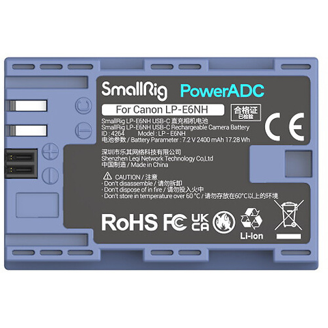 LP-E6NH USB-C Rechargeable Camera Battery Image 1