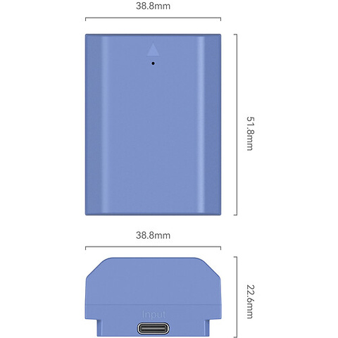 NP-FZ100 USB-C Rechargeable Camera Battery Image 3