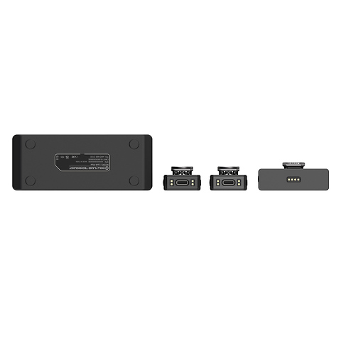 LARK MAX Duo All-in-One Wireless Lavalier Microphone System (Black) Image 4