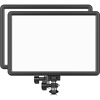 Studio Panel LED Bi-Color 2-Light Kit with Barndoors and Stands Thumbnail 3