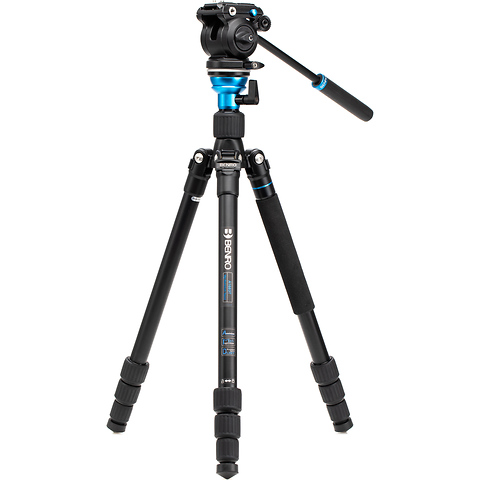 Aero 2 PRO Aluminum Travel Video Tripod with Twist Locks Image 0