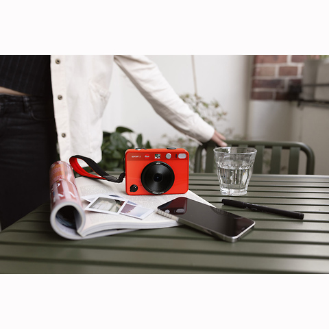 SOFORT 2 Hybrid Instant Film Camera (Red) Image 5