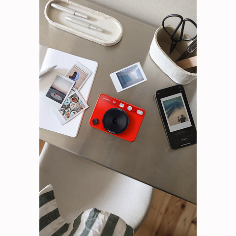 SOFORT 2 Hybrid Instant Film Camera (Red) Image 7