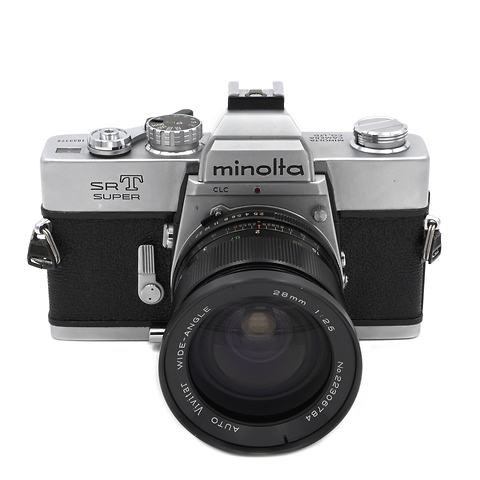 SRT Super Film Camera Body w/ Vivitar 28mm f/2.5 Lens Kit Chrome - Pre-Owned Image 0
