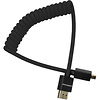Coiled Micro-HDMI to HDMI Cable (12 to 24 in., Raven Black) Thumbnail 2