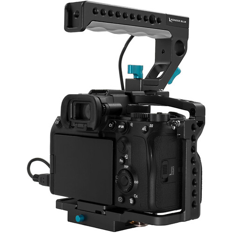 Full Cage with Top Handle for Sony a1/a7 Cameras (Raven Black) Image 6