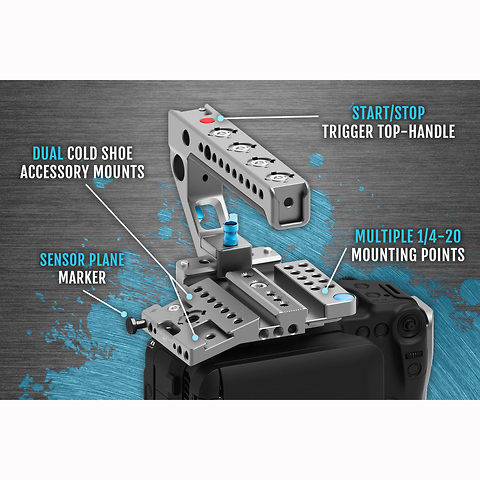 Cage with Top Handle for Canon C70 (Raven Black) Image 5