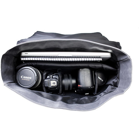 Bag Kelly Boy Bag with Trolley Sleeve (Black) - Pre-Owned Image 1