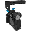 Camera Cage with Top Handle for Panasonic Lumix S5II/X (Raven Black) Thumbnail 2