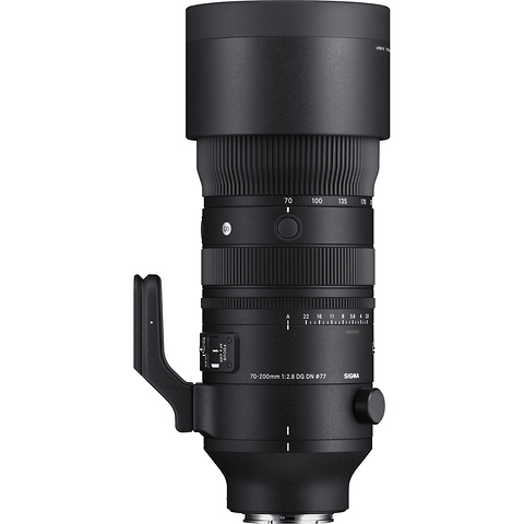 SIGMA 70-200 mm F2.8 DG DN OS Sports for Sony E-Mount with New Tripod  Collar and CFRP Lens Hood - 591965