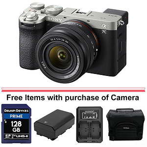 Alpha a7C II Mirrorless Digital Camera with 28-60mm Lens (Silver)