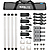 PavoTube II 15XR 2 ft. RGB LED Pixel Tube Light (4-Light Kit)