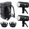 THREE Off Camera Flash Dual Kit with EL-Skyport Transmitter Pro for Fujifilm Thumbnail 12