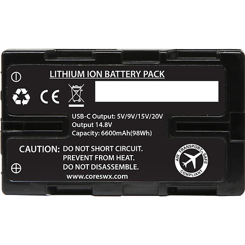 NANO-U98X 6600mAh Battery (Sony BP-U) Image 1