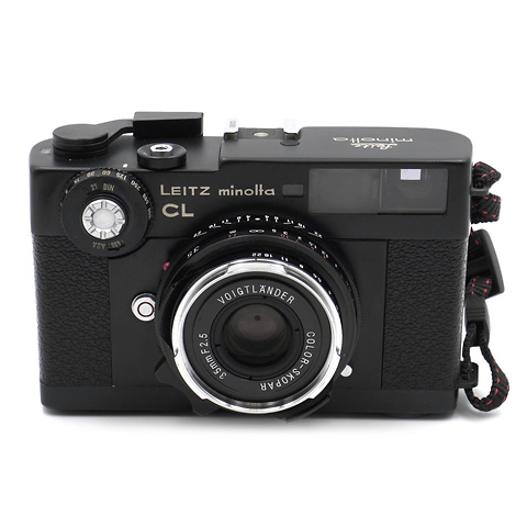Minolta CL 35mm Film Camera Body w/ Voigtlander 35mm f/2.5 Lens Kit - Pre-Owned Image 0