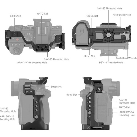 Cage for Panasonic Lumix G9 II, Lumix S5 II, and S5 IIX Image 2