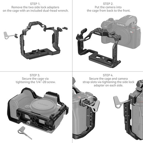 Black Mamba Series Cage for Panasonic Lumix S5 II and S5 IIX Image 4