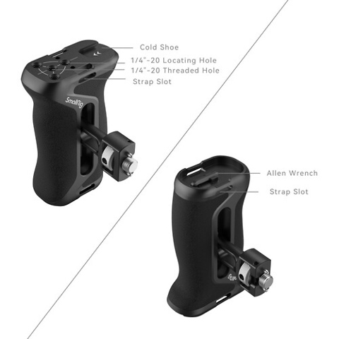 Universal Side Handle with ARRI-Style Anti-Twist Mount Image 2