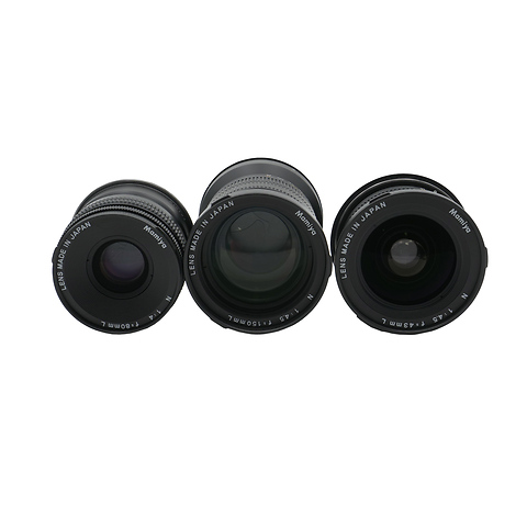 7II Camera Body with N 80mm, N 43mm & N 150mm Lenses Bundle - Pre-Owned Image 3