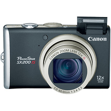 PowerShot SX200 IS Digital Camera (Black) - Pre-Owned Image 0