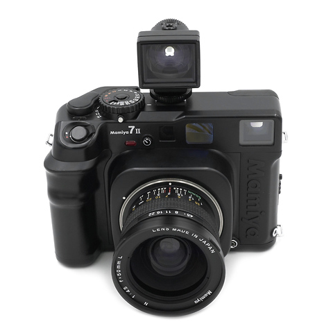 7 II 6x7 Camera with 50mm f/4.5 Lens w/Finder Kit Black - Pre-Owned Image 0