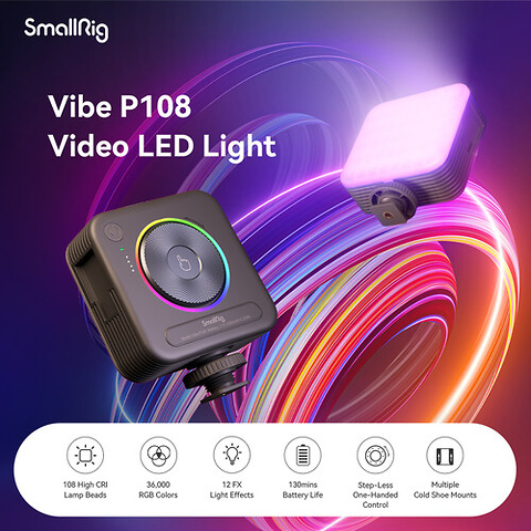 Vibe P108 RGB Video Light Image 6