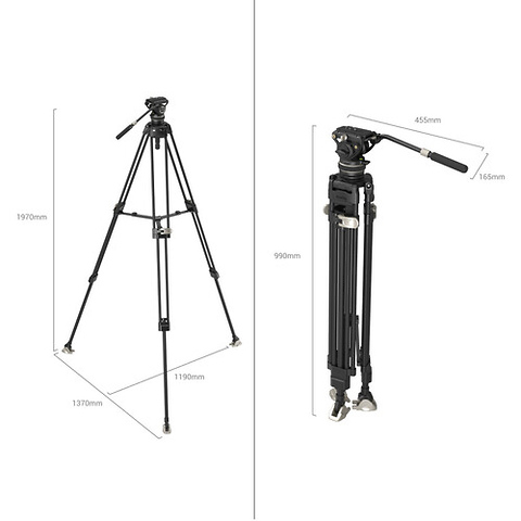 FreeBlazer Heavy-Duty Carbon Fiber Tripod System Image 4