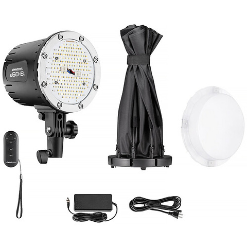 U60-B Bi-Color Led 1-Light Softbox Kit Image 6