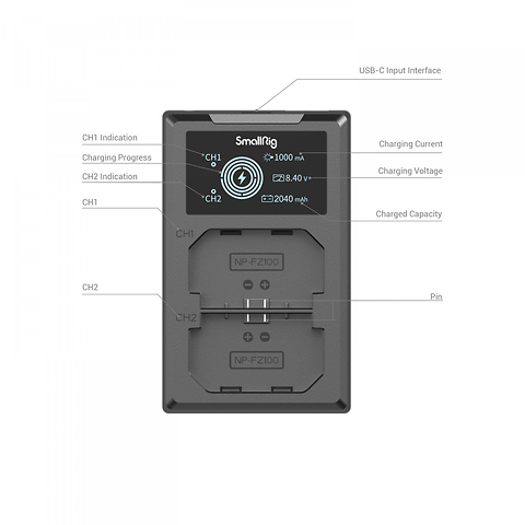 NP-FZ100 2-Battery Kit with Dual Charger Image 5