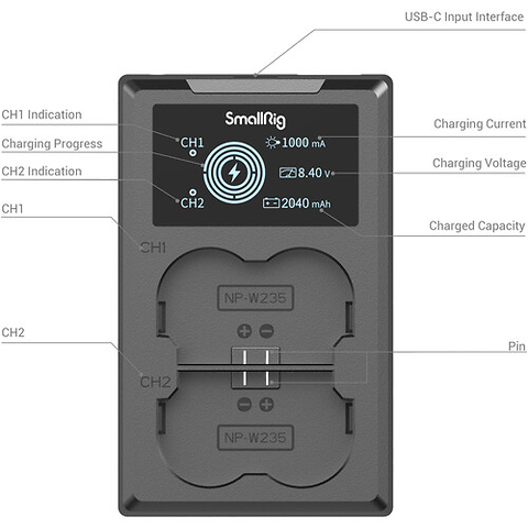 NP-W235 2-Battery Kit with Dual Charger Image 5