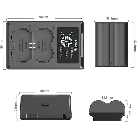 NP-W235 2-Battery Kit with Dual Charger Image 2