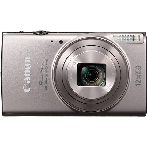 PowerShot ELPH 360 HS Digital Camera (Silver) Image 1