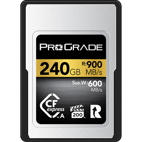 240GB CFexpress 2.0 Type A Gold Memory Card Image 0