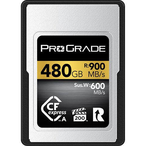 480GB CFexpress 2.0 Type A Gold Memory Card Image 0