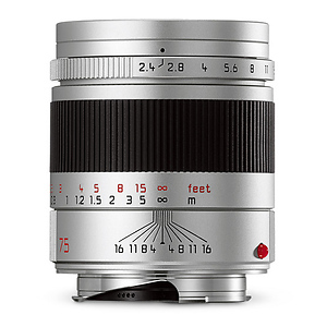 Summarit-M 75mm f/2.4 Lens 6-Bit 11683 (Silver) - Pre-Owned