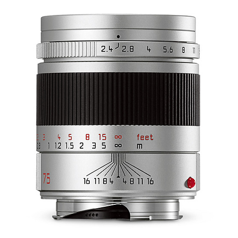 Summarit-M 75mm f/2.4 Lens 6-Bit 11683 (Silver) - Pre-Owned Image 0