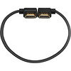 12 in. Right-Angle to Left-Angle High-Speed HDMI Cable (Raven Black) Thumbnail 2