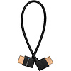 12 in. Right-Angle to Left-Angle High-Speed HDMI Cable (Raven Black) Thumbnail 3