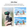Magnetic CPL + Black Mist 1/4 + VND (1 to 5 stops) Filter Set for DJI Osmo Pocket 3 Thumbnail 3