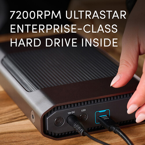 24TB G-DRIVE Enterprise-Class USB 3.2 Gen 2 External Hard Drive Image 7