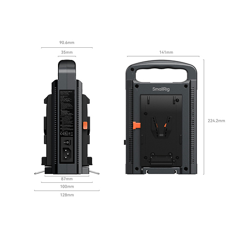 Dual Channel V-Mount Battery Charger Image 5