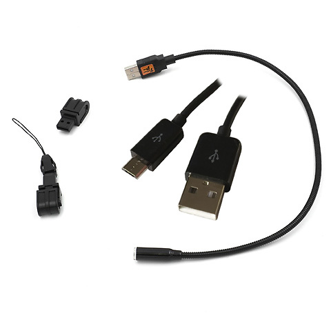 Starter Kit USB 2.0 to Micro-B 5-Pin Cable BTK30BLK 15-Feet, Black - Pre-Owned Image 1