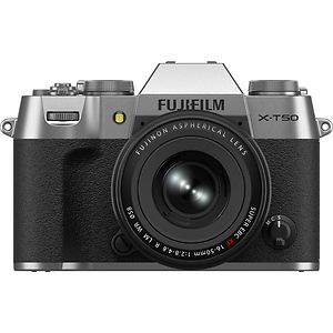 X-T50 Mirrorless Camera with XF 16-50mm f/2.8-4.8 Lens (Silver)