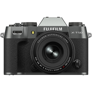 X-T50 Mirrorless Camera with XF 16-50mm f/2.8-4.8 Lens (Charcoal Silver)