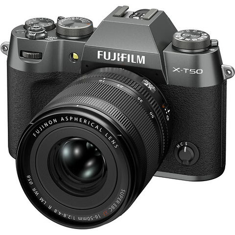 X-T50 Mirrorless Camera with XF 16-50mm f/2.8-4.8 Lens (Charcoal Silver) Image 1
