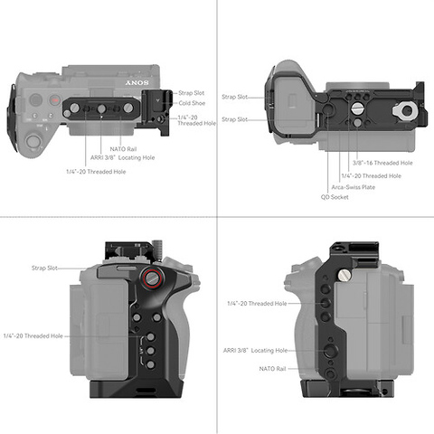 Cage for Sony FX30 and FX3 Image 2